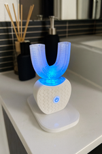 Brosse à dents électrique en forme de U